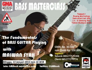 Poster Bass Masterclass Horizontal