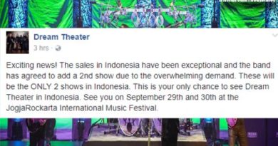 Dream Theater tambah jadwal tur di Indonesia